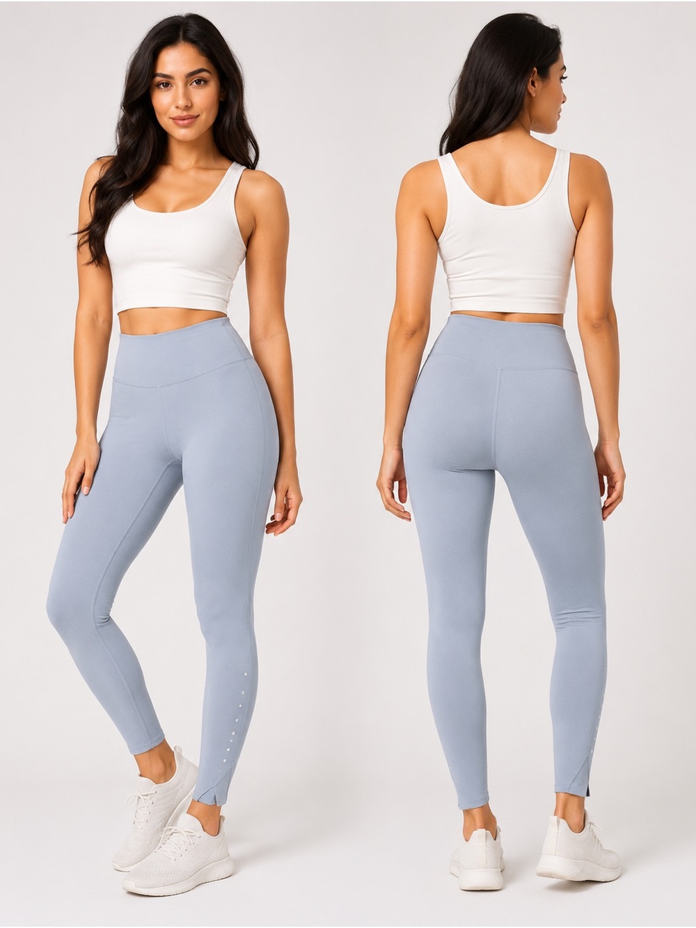 Danskin Light Blue High-Rise Seamless Leggings